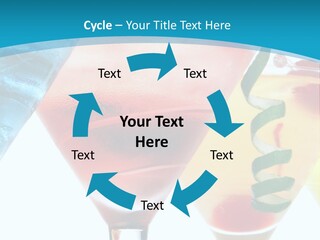 Refreshment Pineapple Fruit PowerPoint Template