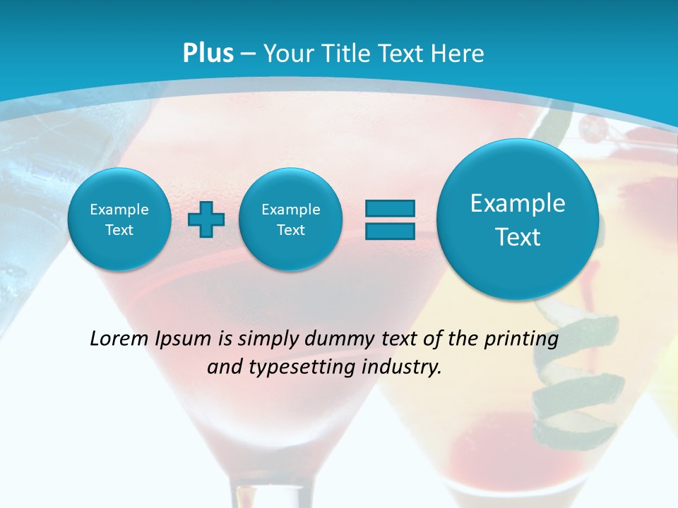 Refreshment Pineapple Fruit PowerPoint Template