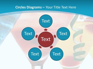 Refreshment Pineapple Fruit PowerPoint Template