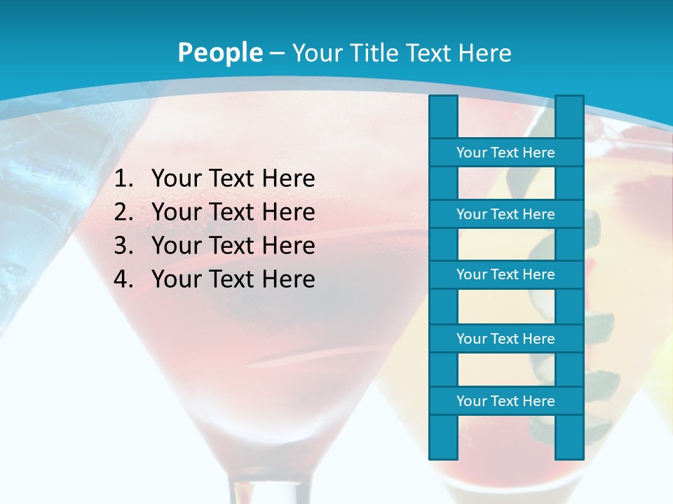 Refreshment Pineapple Fruit PowerPoint Template