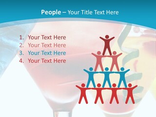 Refreshment Pineapple Fruit PowerPoint Template