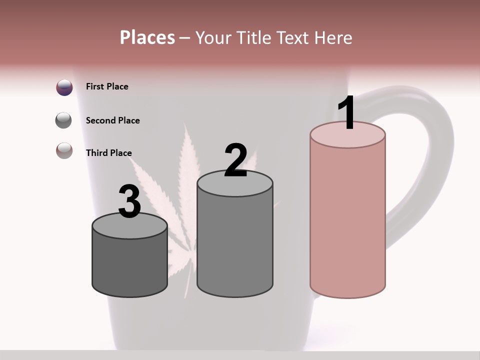 Cigarette Mug Cup PowerPoint Template