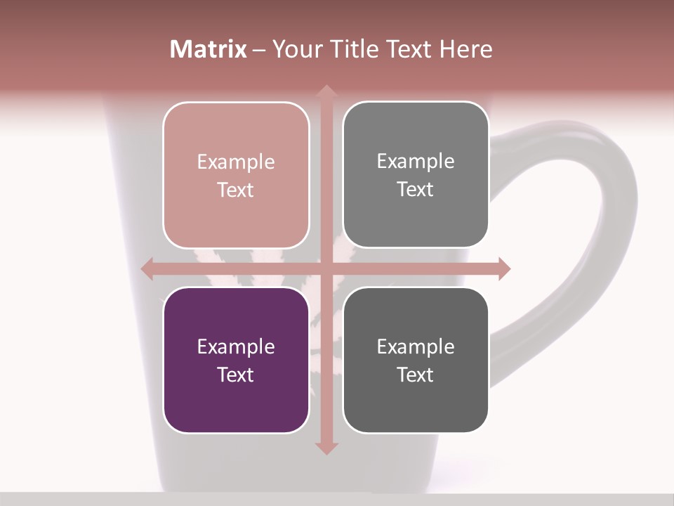 Cigarette Mug Cup PowerPoint Template