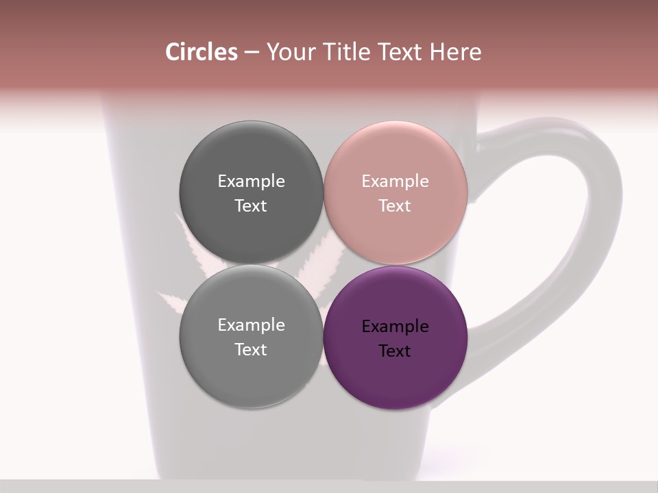 Cigarette Mug Cup PowerPoint Template