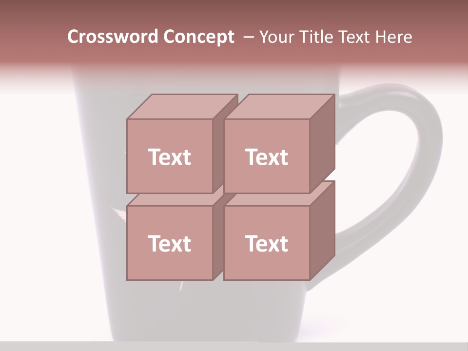 Cigarette Mug Cup PowerPoint Template