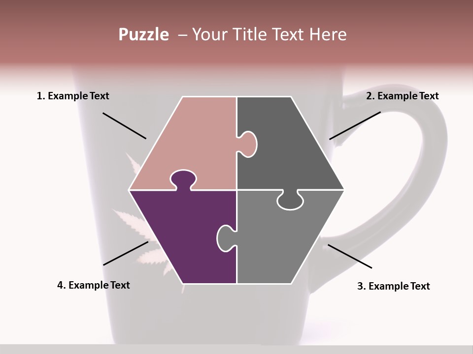 Cigarette Mug Cup PowerPoint Template