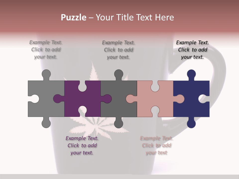 Cigarette Mug Cup PowerPoint Template