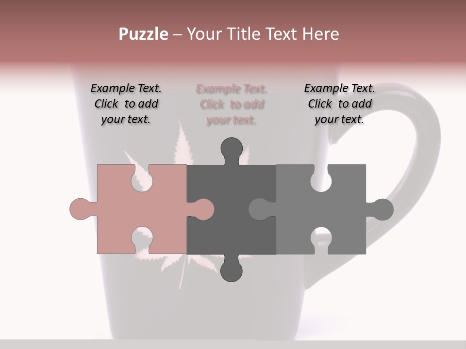 Cigarette Mug Cup PowerPoint Template