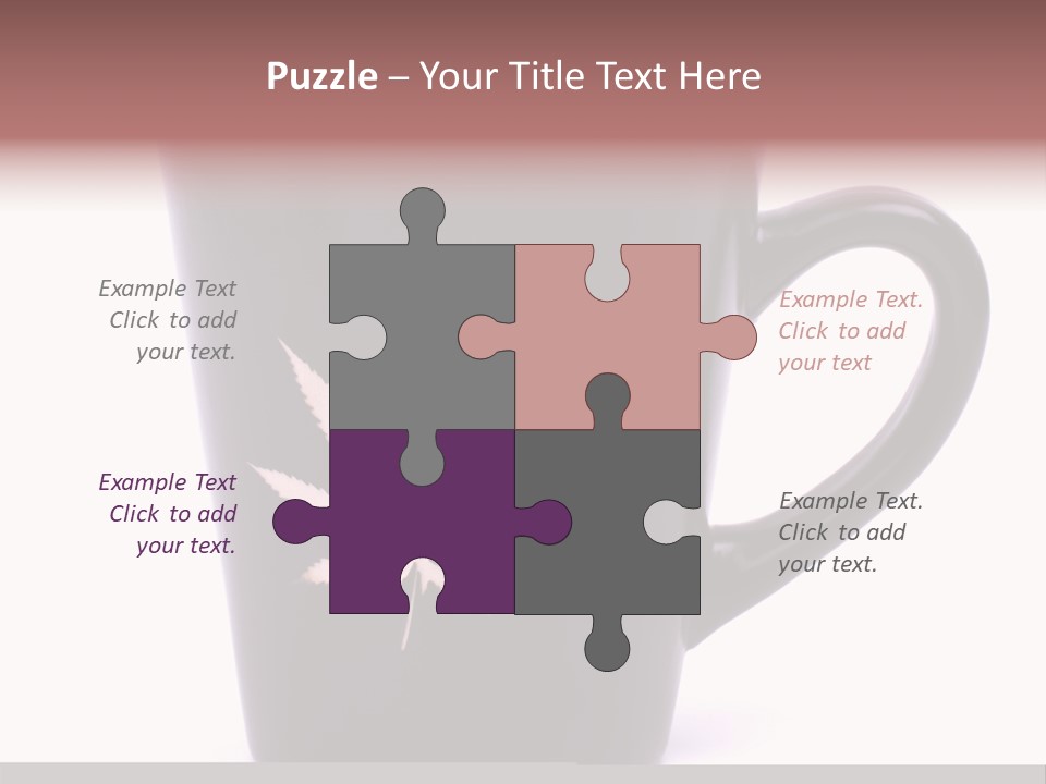 Cigarette Mug Cup PowerPoint Template