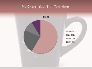 Cigarette Mug Cup PowerPoint Template