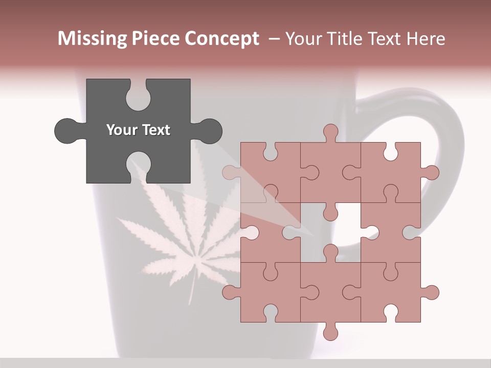 Cigarette Mug Cup PowerPoint Template