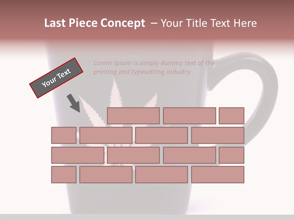 Cigarette Mug Cup PowerPoint Template