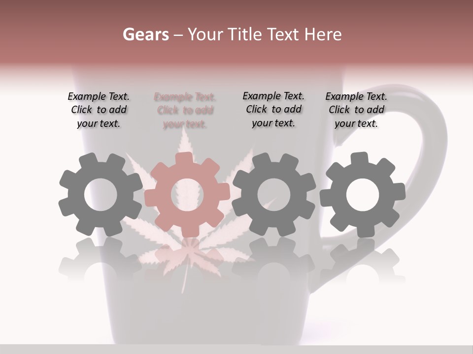 Cigarette Mug Cup PowerPoint Template