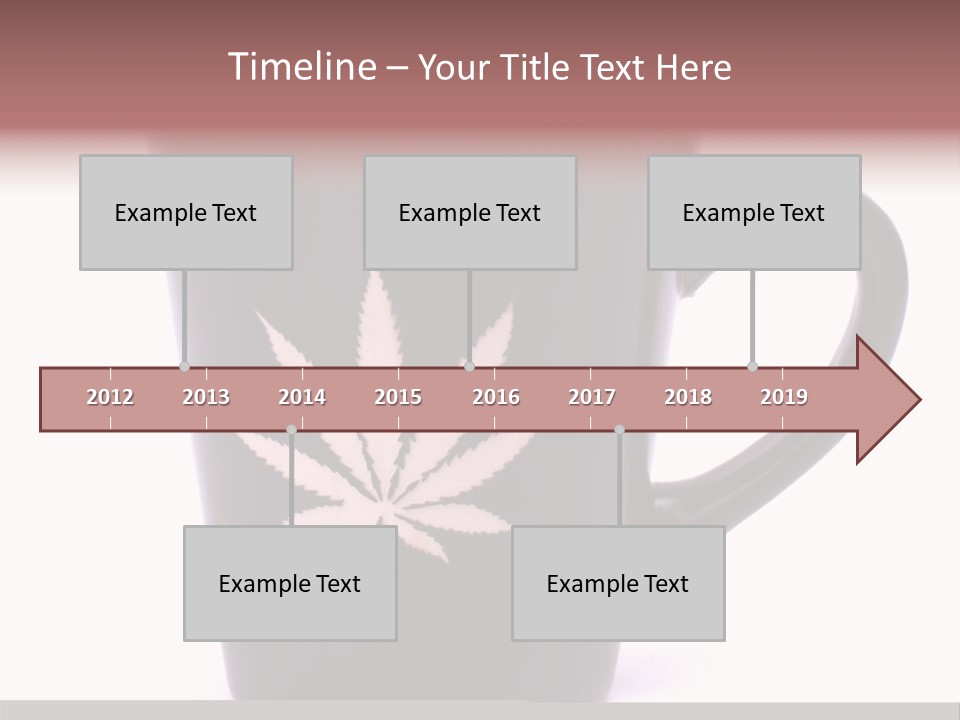 Cigarette Mug Cup PowerPoint Template