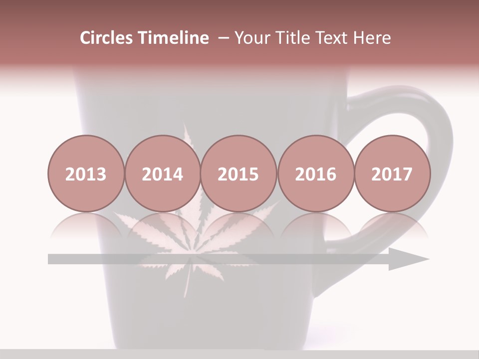 Cigarette Mug Cup PowerPoint Template