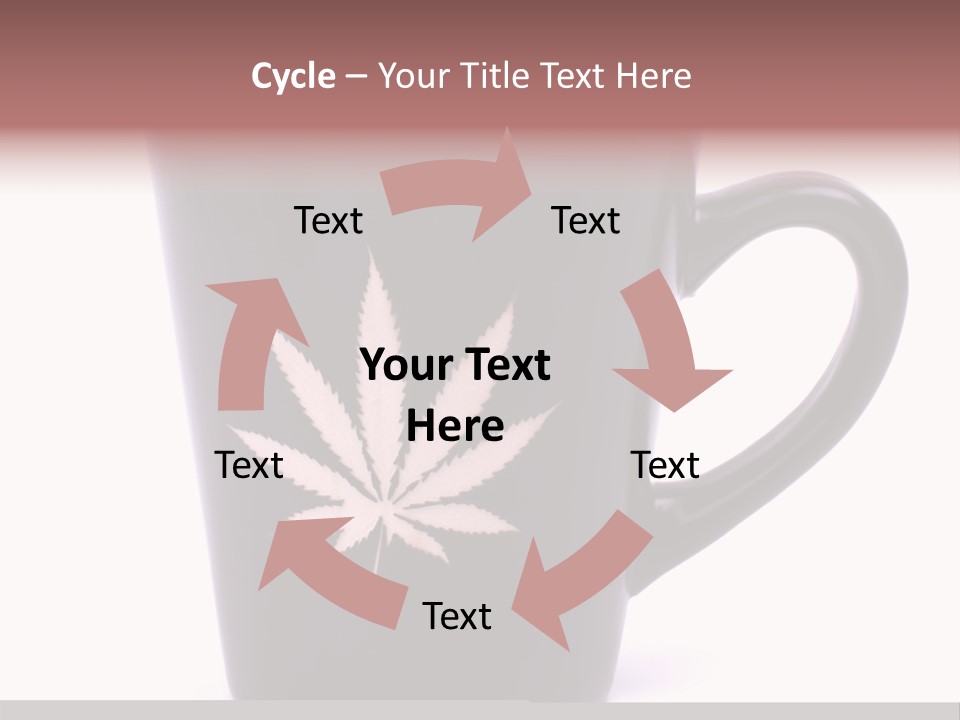 Cigarette Mug Cup PowerPoint Template