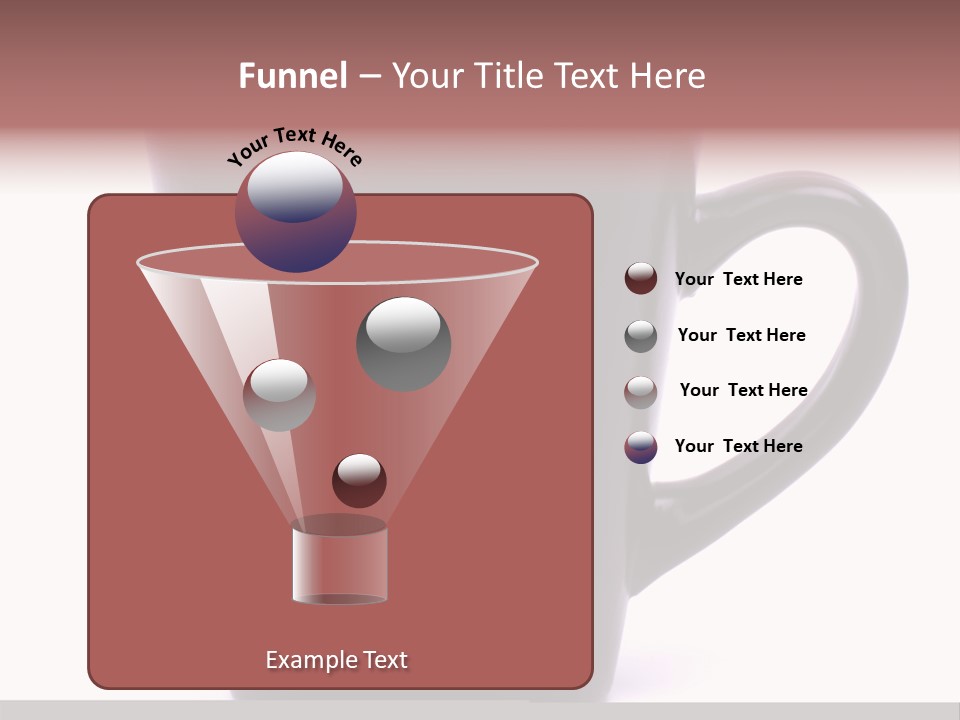 Cigarette Mug Cup PowerPoint Template