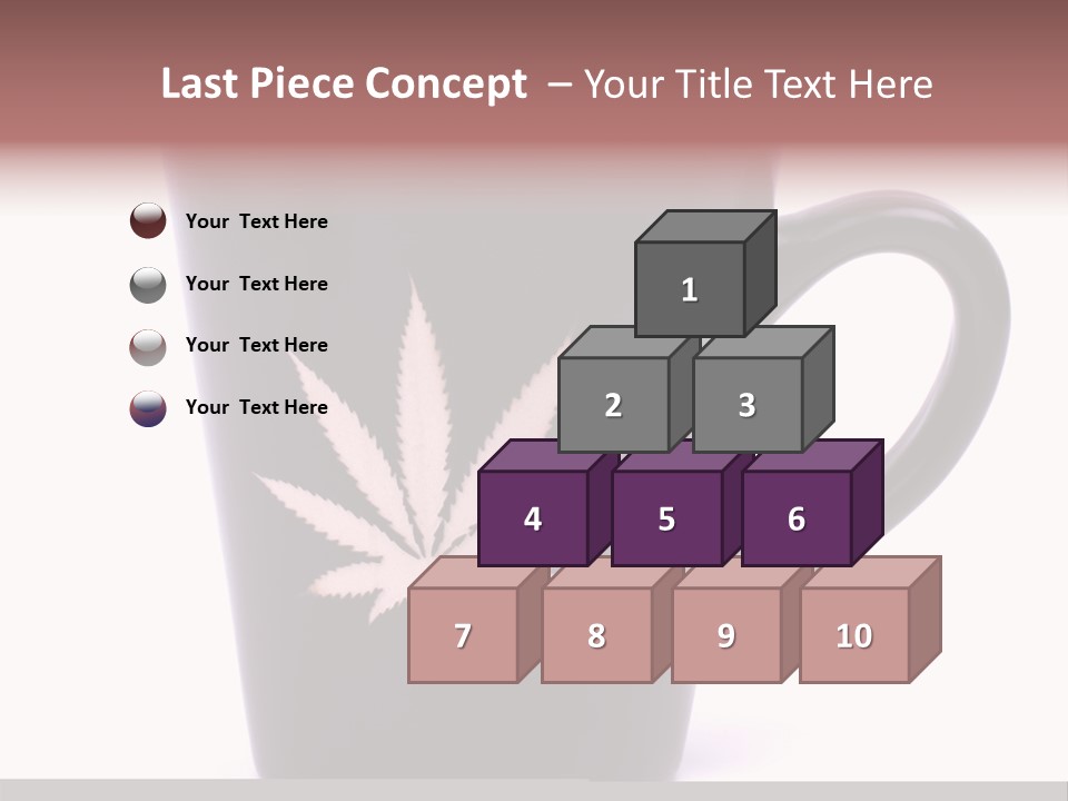 Cigarette Mug Cup PowerPoint Template