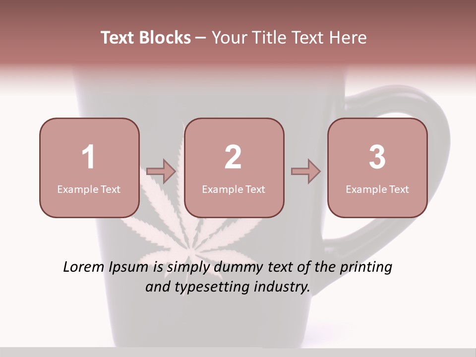 Cigarette Mug Cup PowerPoint Template