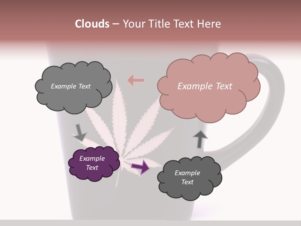Cigarette Mug Cup PowerPoint Template