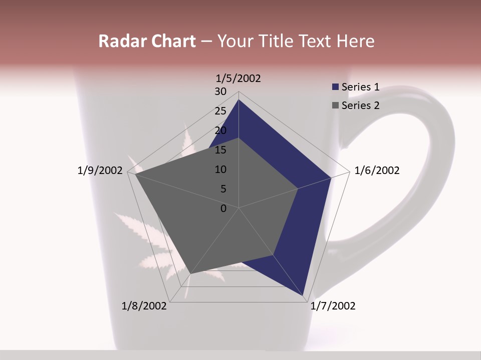 Cigarette Mug Cup PowerPoint Template