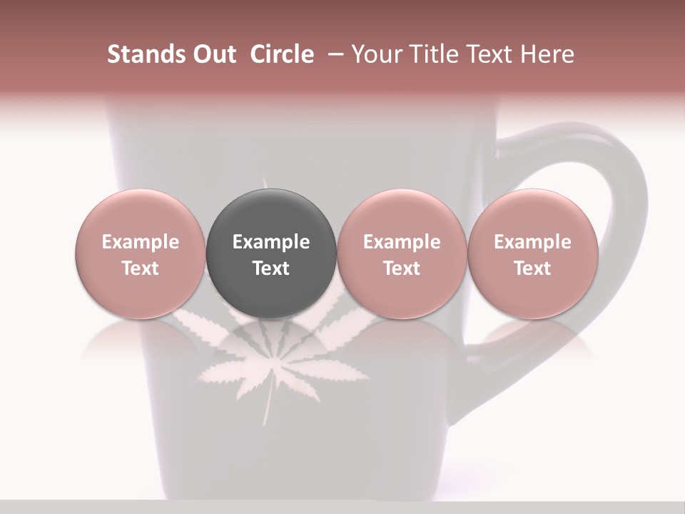 Cigarette Mug Cup PowerPoint Template