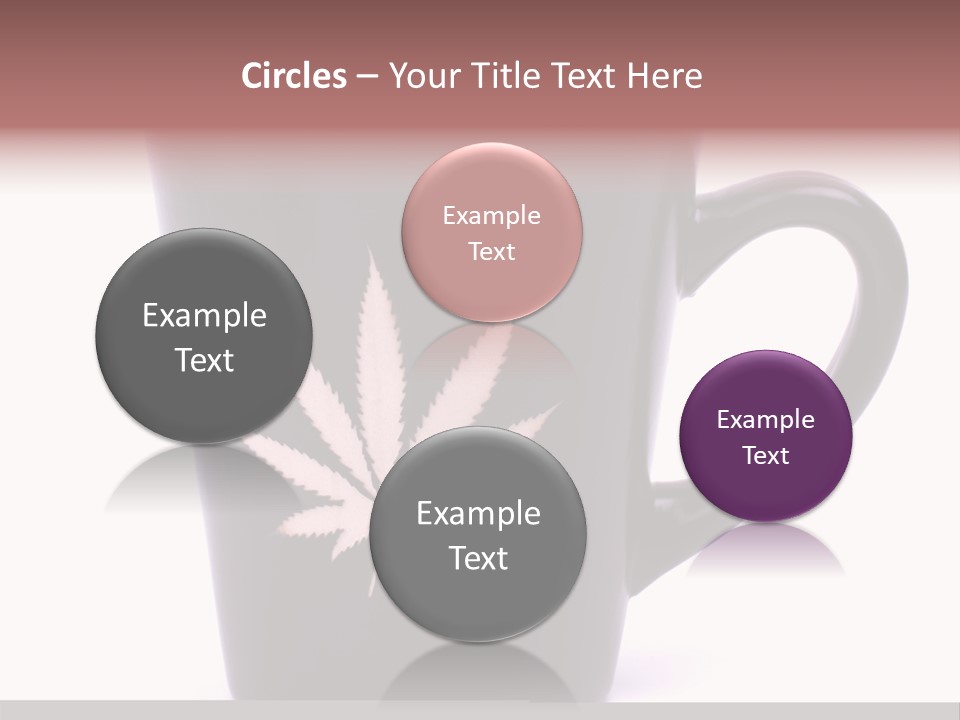 Cigarette Mug Cup PowerPoint Template