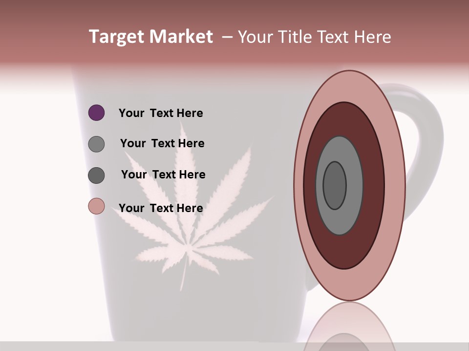 Cigarette Mug Cup PowerPoint Template