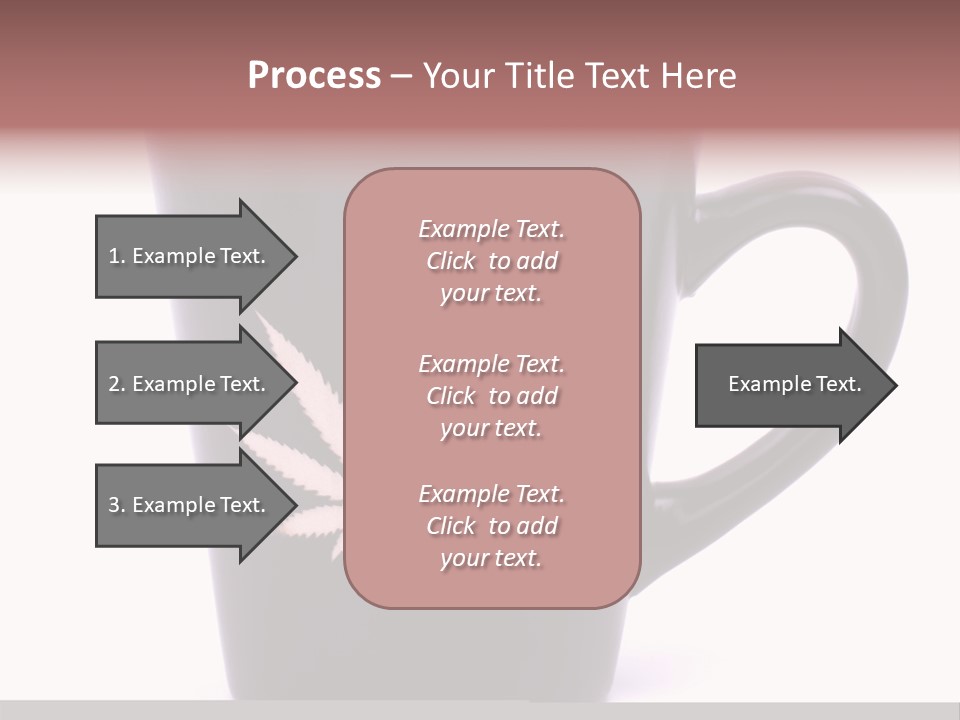 Cigarette Mug Cup PowerPoint Template