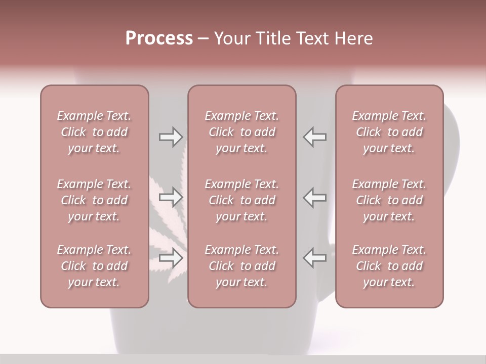 Cigarette Mug Cup PowerPoint Template