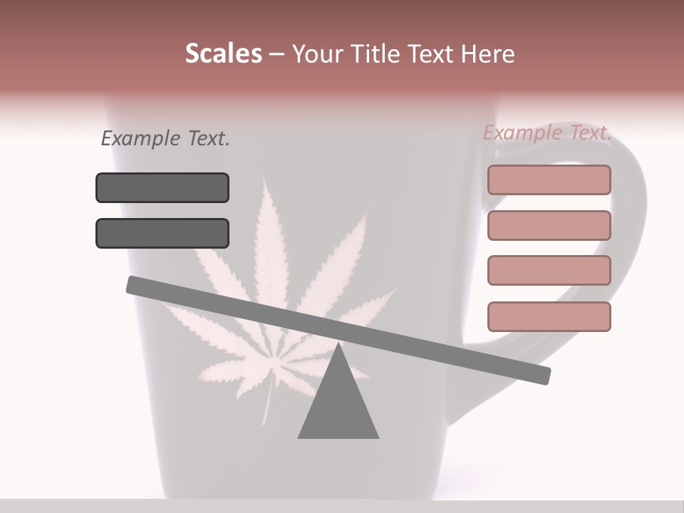 Cigarette Mug Cup PowerPoint Template