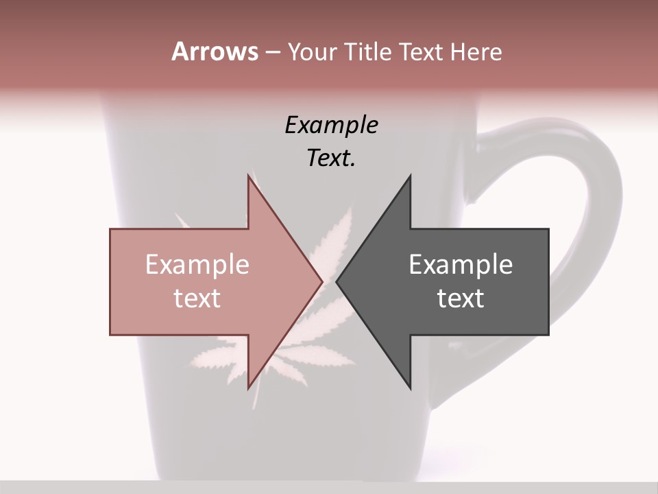 Cigarette Mug Cup PowerPoint Template