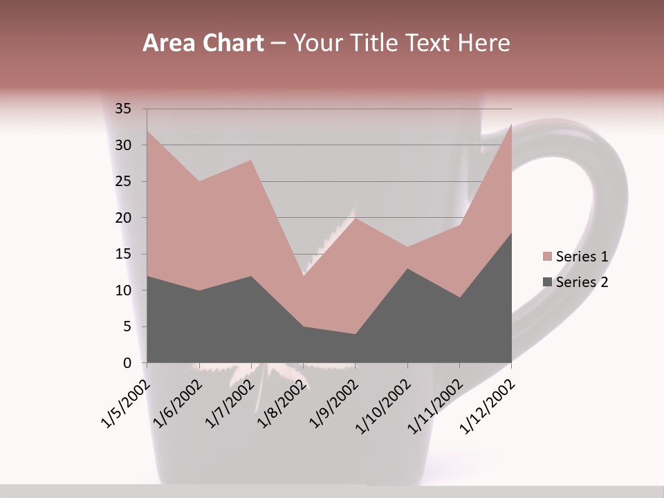 Cigarette Mug Cup PowerPoint Template