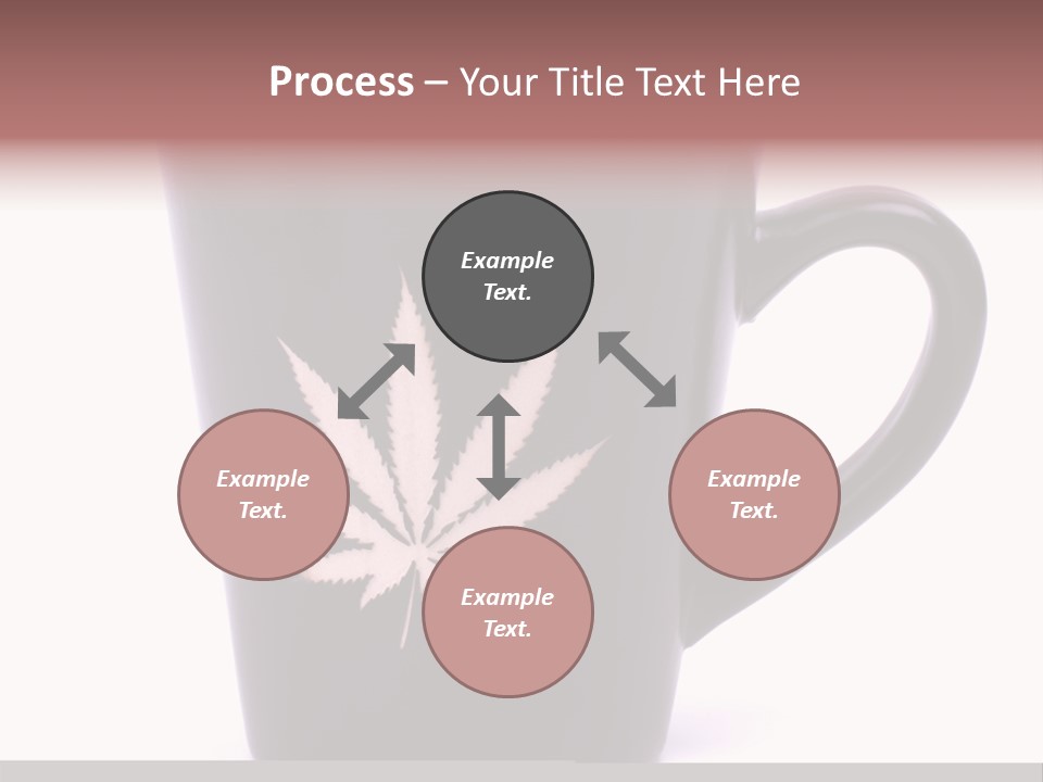 Cigarette Mug Cup PowerPoint Template