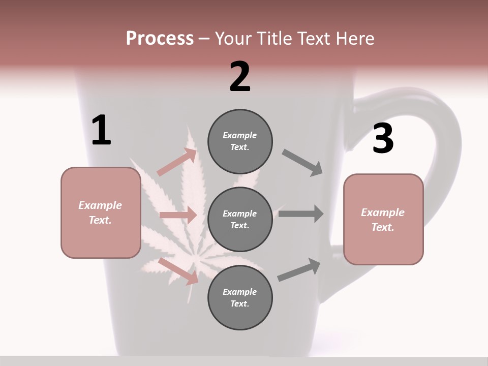 Cigarette Mug Cup PowerPoint Template