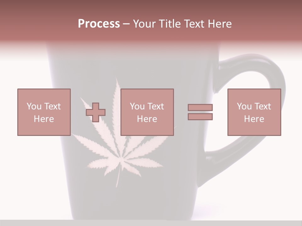 Cigarette Mug Cup PowerPoint Template