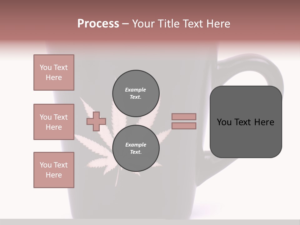 Cigarette Mug Cup PowerPoint Template