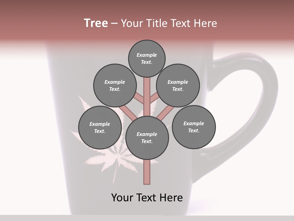 Cigarette Mug Cup PowerPoint Template