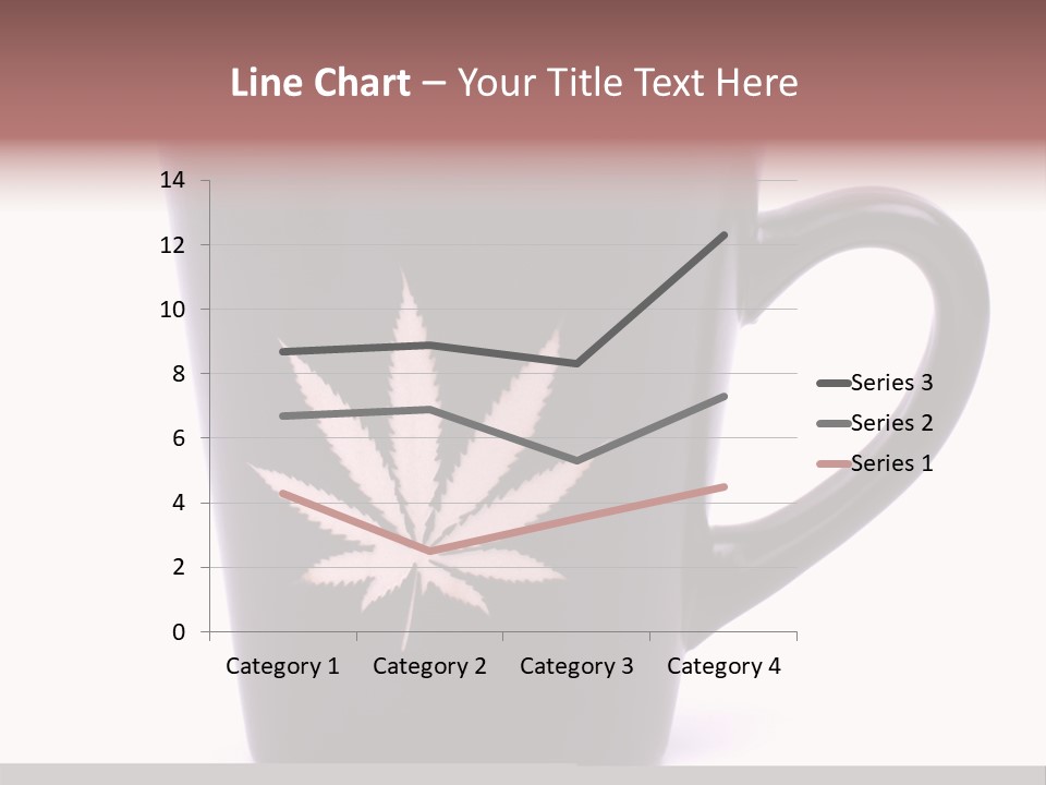 Cigarette Mug Cup PowerPoint Template