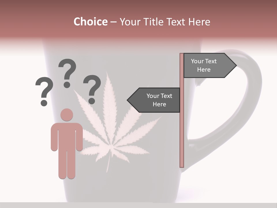 Cigarette Mug Cup PowerPoint Template