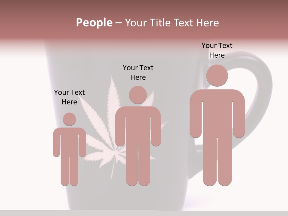 Cigarette Mug Cup PowerPoint Template