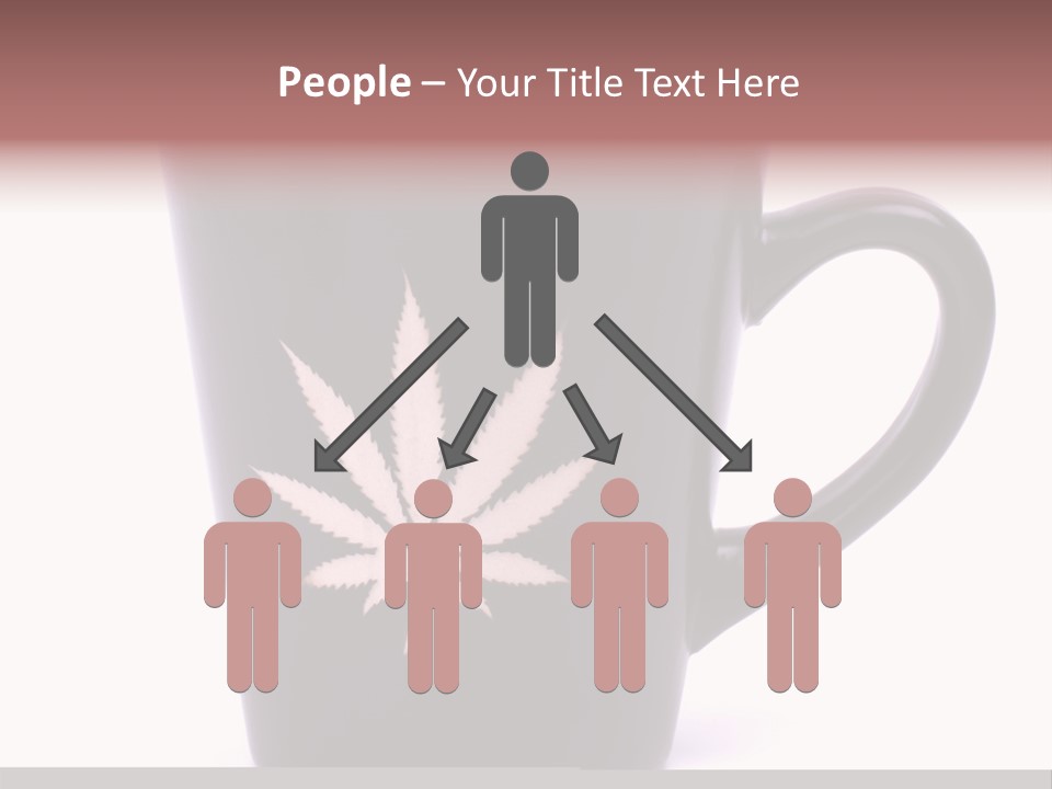 Cigarette Mug Cup PowerPoint Template