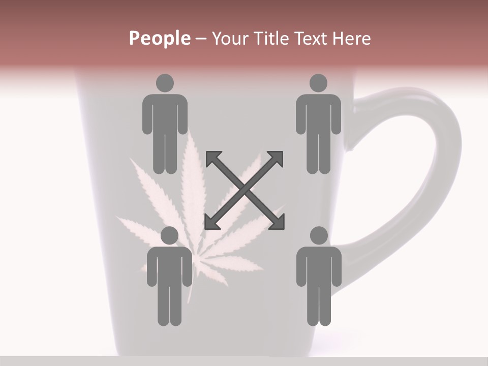 Cigarette Mug Cup PowerPoint Template