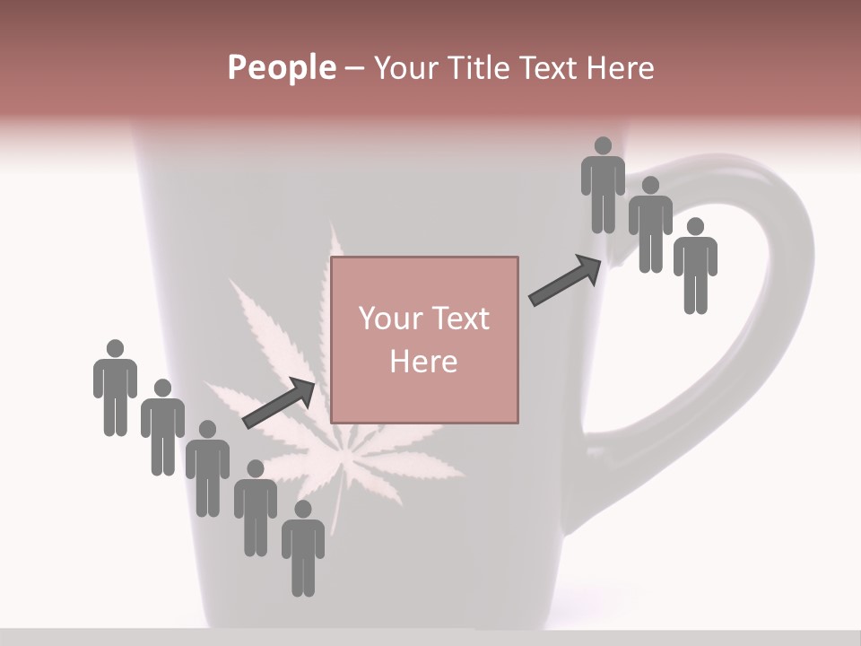 Cigarette Mug Cup PowerPoint Template