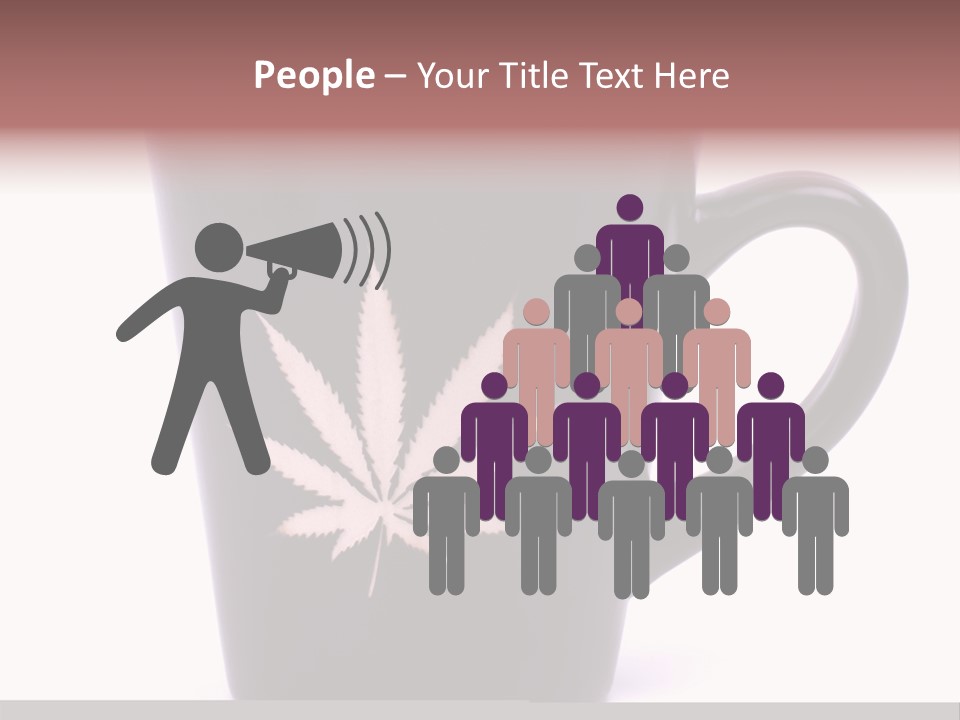 Cigarette Mug Cup PowerPoint Template