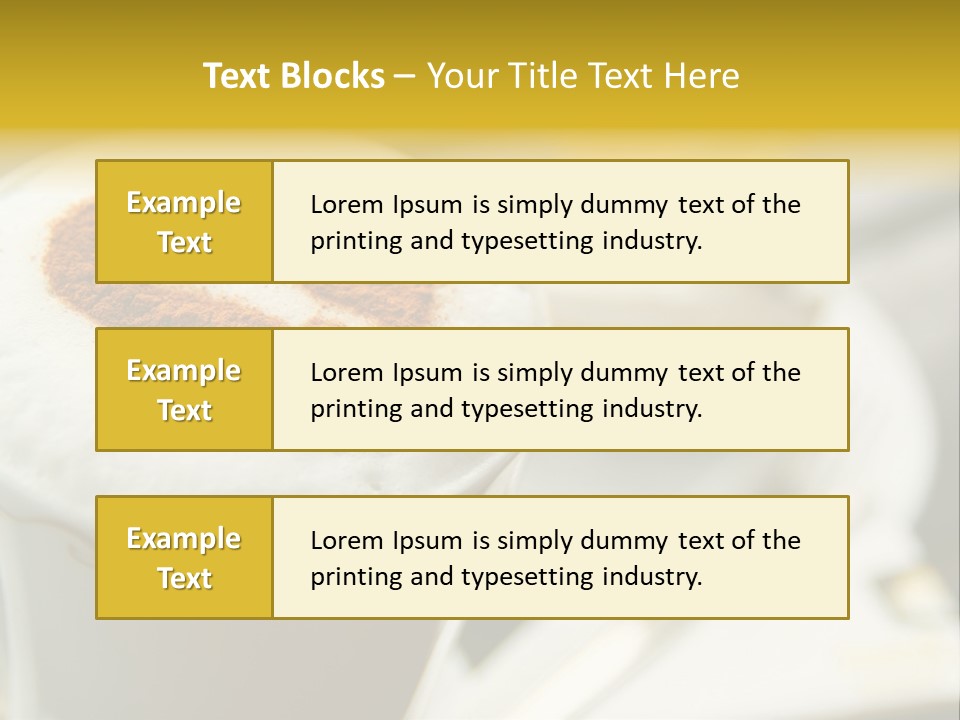 Wake Froth Brown PowerPoint Template