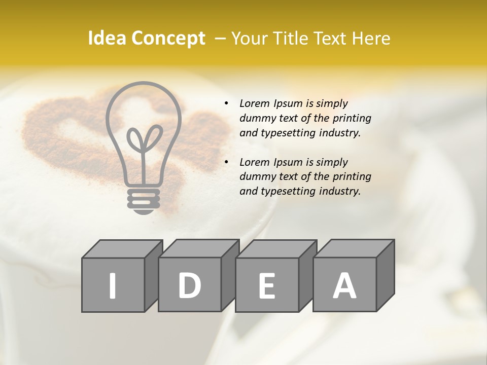Wake Froth Brown PowerPoint Template