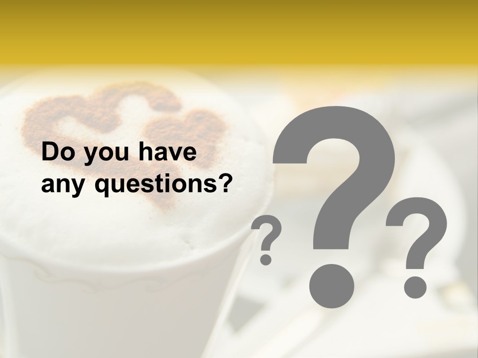 Wake Froth Brown PowerPoint Template