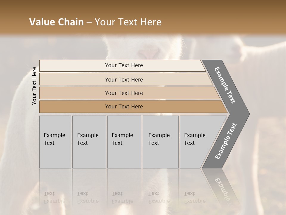 Seasonal Face Lamb PowerPoint Template