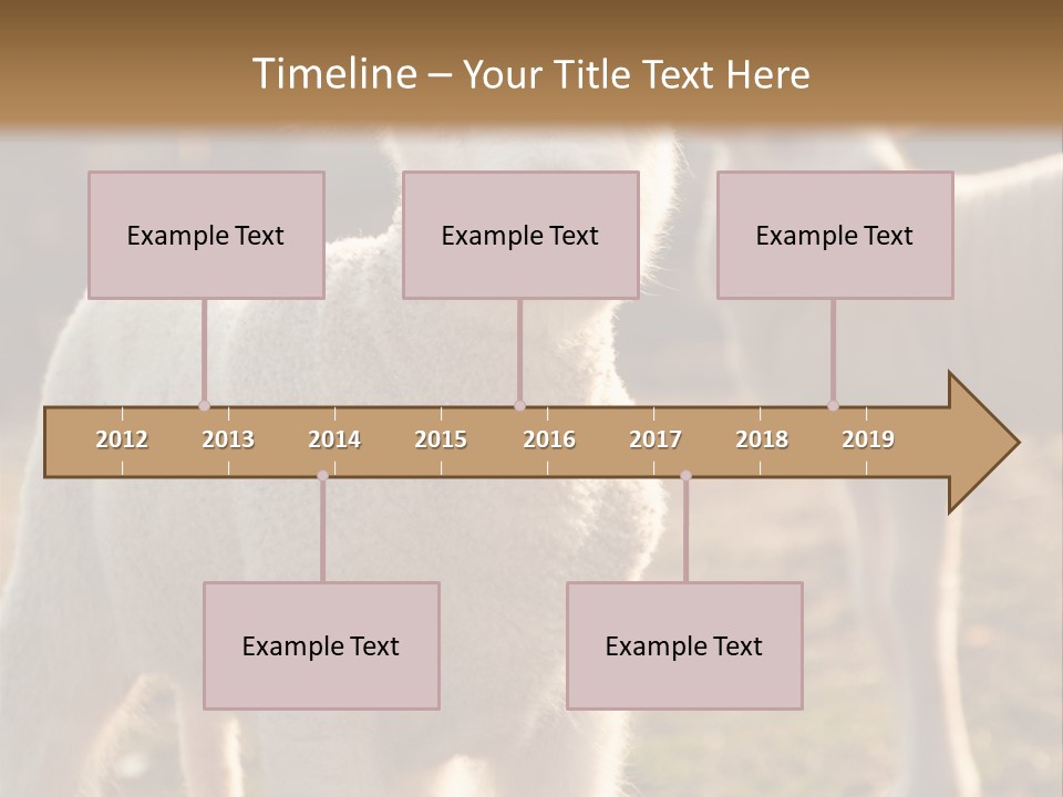 Seasonal Face Lamb PowerPoint Template